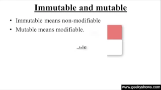 234 Immutable and Mutable in Java Programming Hindi