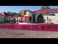 Aftermath of a huge storage fire in Mesa Arizona