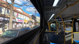 MTA NYC Bus On Board 2019 Nova Bus LFS S93 LTD Bus to Bay Ridge FULL ROUTE