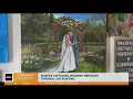 Live wedding painter captures special moments in a portrait