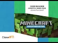 Minecraft Education Edition Sesion 11 CODE BUILDER - SCRATCH