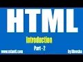 Html Tutorial Html Introduction Part 2 Ratan It By Binesha