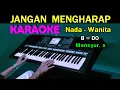 Download Lagu JANGAN MENGHARAP - Mansyur | KARAOKE Nada Wanita