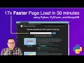 17x Faster Page Load in 30 minutes using Python PyCharm and MongoDB