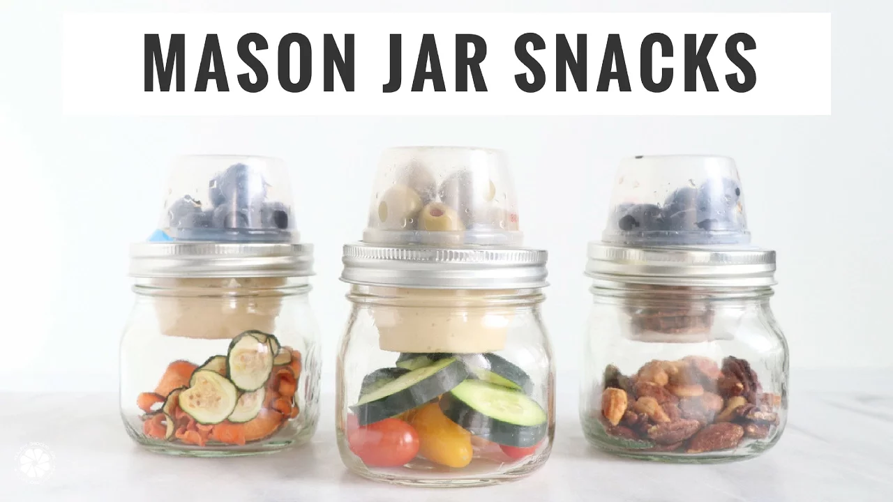 Savory Mason Jar Snack Ideas   Quick, Easy, Healthy, Vegan, Gluten-Free   Healthy Grocery Girl