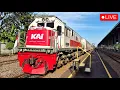 Download Lagu 🔴 MENGEJAR LOKOMOTIF LIVERY SPESIAL HUT RI !! Lokomotif CC 201 dan CC 203 Bawa Bendera Merah Putih !