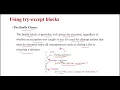 Advanced Exception Handling in Python else and finally Clauses