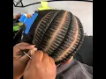 easy needle and thread yarn cornrow