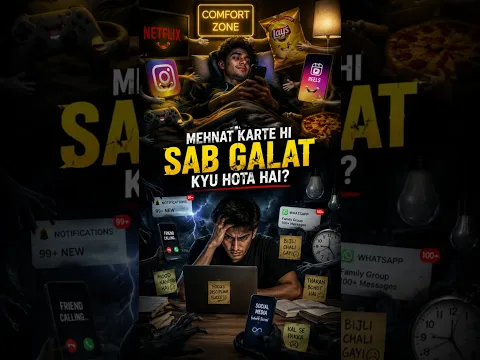 Jaise Hi Mehnat Karo… Duniya Rokne Lagti Hai