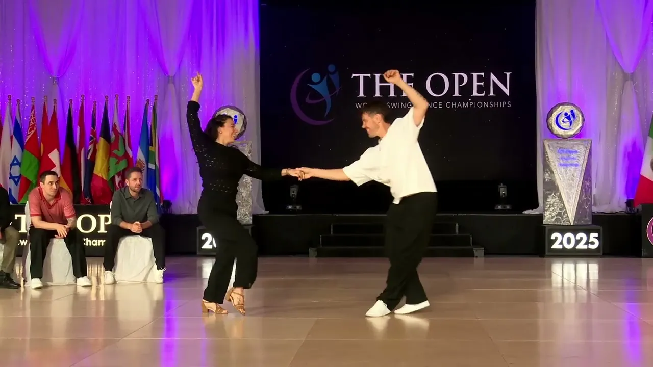 Benji Schwimmer and Torri Zzaoui - 2nd Place Jack & Jill Swing - Champions - The Open 2025
