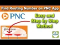 How to Find Routing Number PNC App Quick Easy Steps