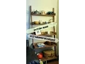 D I Y Pottery Barn Leaning Ladder Bookshelf Home Decor Home Make Over
