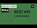 REST API Design in Express js REST Principles HTTP Methods Status Codes Node js Tutorial