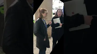 two girls smoking