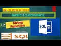 String Functions in SQL Functions in SQL SQL Tutorial in Hindi 10