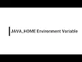How to Set JAVA - HOME Environment Variable and Path on Windows 10 User Variable System Variable