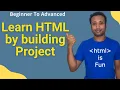 Learn HTML by building a project 2022 Bangla Tutorial