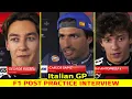 Download Lagu F1 Drivers Post Practice Interview at Monza-Italian GP: George Russell, Kimi Antonelli, Carlos Sainz