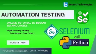 Handling Browser Window in Software Testing Selenium Tutorial Besanttechnologies Online