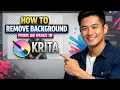 How to REMOVE BACKGROUND from an Image in Krita Step by Step 2026