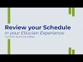 Review your Class Schedule in Ellucian Experience