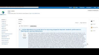 Exporting references from Ebsco to EndNote