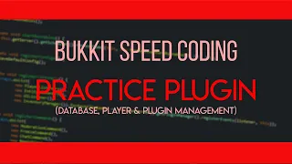Bukkit Speed Coding Practice plugin - Basics