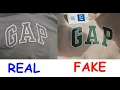 GAP Sweatshirt real vs fake review How to spot original GAP t shirts and hoodies
