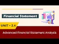 9 ADVANCED FINANCIAL STATEMENT ANALYSIS AFSA UNIT 2 4 Financial Statements