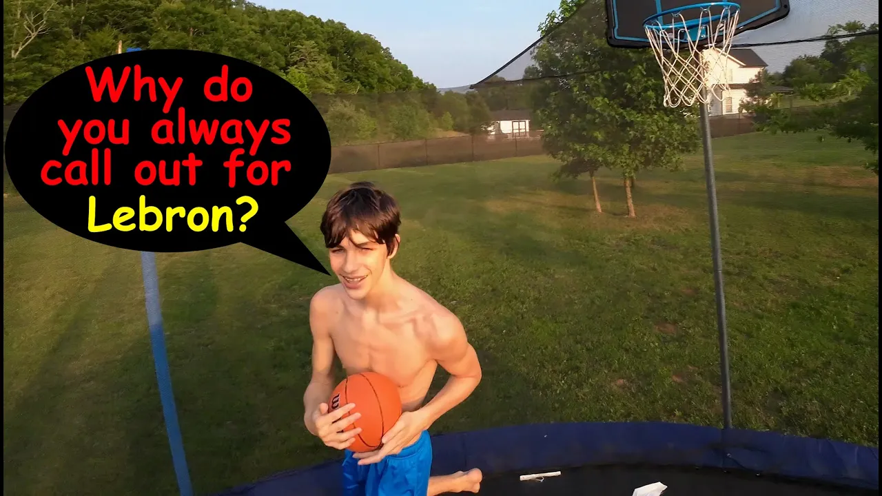 Trampoline Basketball: Lebron won't save you!