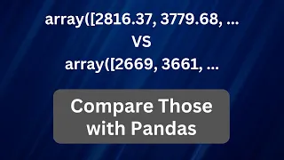Pandas Visually Compare Two DataFrames with a New DataFrame