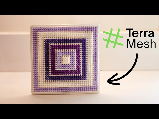 TerraMesh Wall Art | Desktop Decoration | Cross-Stitching & Yarn Based | 3A Creates video thumbnail