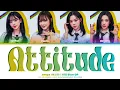 Attitude — aespa (에스파) | Kill Blue OP ✦ Color Coded Lyrics (Kan/Rom/Eng)