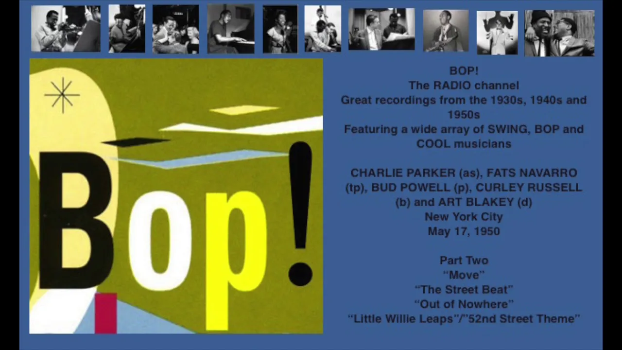 Parker, Blakey, Navarro, and Powell- 1950 pt 2