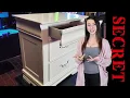 Hidden Drawer Nightstand - Secret Storage Safe