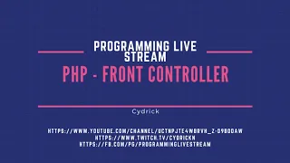 PHP - Front Controller