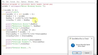 Python program to calculate daily wages gross pay
