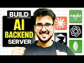 Node js AI Backend Build a Chat with PDF App from Scratch Ep 1
