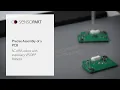 SCARA PCB Assembly with Stationary Robot Vision VISOR Robotic