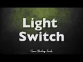 Light Switch - Acoustic Karaoke with lyrics (Charlie Puth)