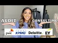 AUDIT VS CONSULTING at a Big 4 Firm Similarities and Differences - People Money Work Tanvi