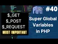 Super global variable in php - GET