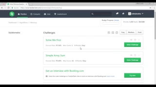 HackerRank algorithms java solutions - WarmUp