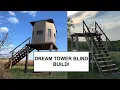 Octagon Deer Hunting Tower Blind Build with Archery and Rifle Windows