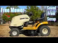 REPAIR of a FREE Broke Down Cub Cadet Mower