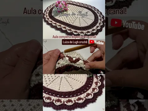 Peça fácil e linda em crochê 😍 #croche #luizadelugh