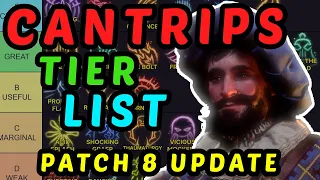 EVEN MORE About Spells - BG3 Cantrips Tier List Updated