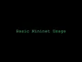 Basic Mininet and Wireshark Usage - help ifconfig ping SimpleHTTPServer