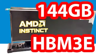 THIS is AMD's New 144GB HBM3E PCIe GPU AMD Instinct MI350P