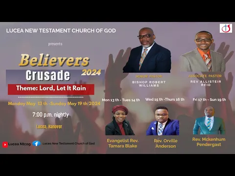 Download MP3 Believers' Crusade 2024 || Night 1 || Evangelist Tamara Blake || Monday, May 13, 2024